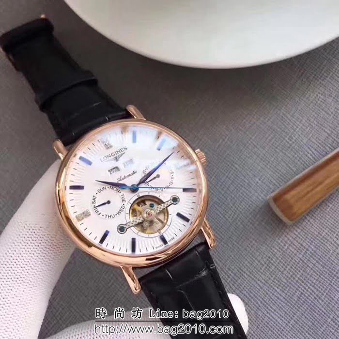 LONGINES浪琴 全自動機械 男士腕表 WSS0512
